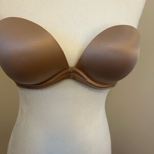New!Victoria secret strapless push up bra or straps extra clear and satin straps